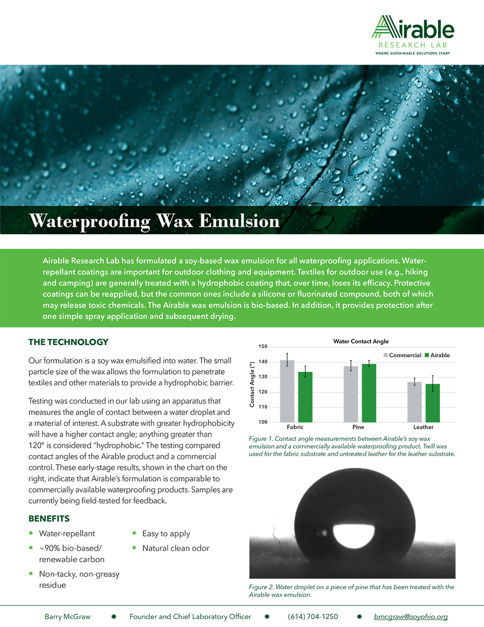 Soy-based Waterproofing Wax Emulsion