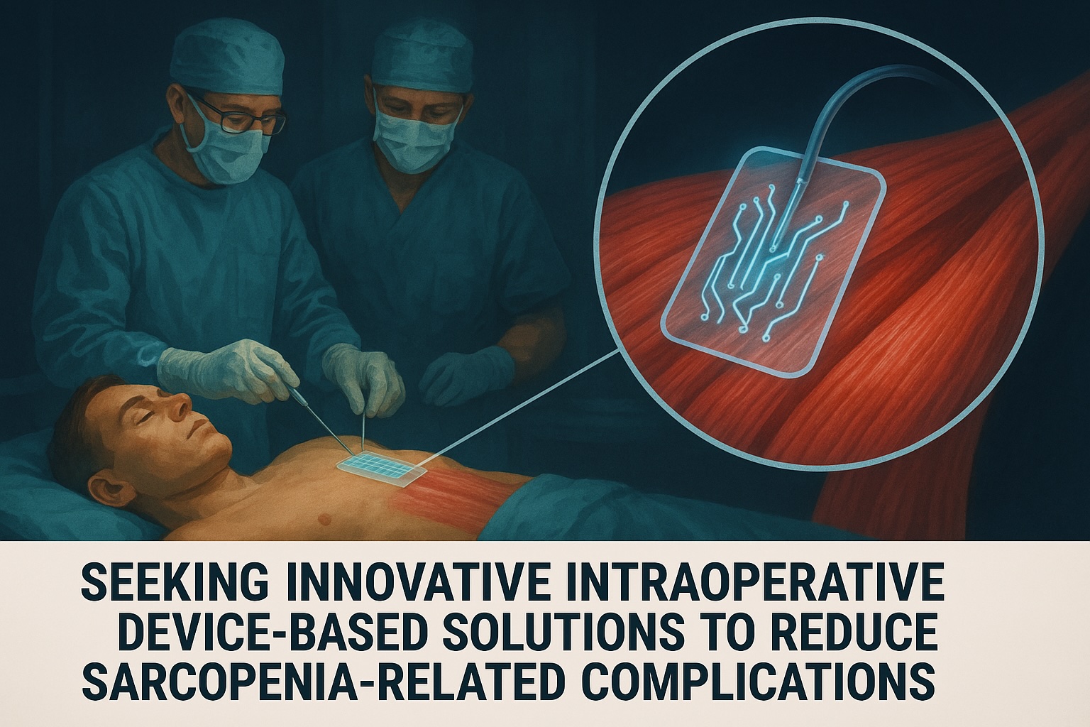 Seeking innovative intraoperative device-based solutions aimed at reducing the risk of sarcopenia-related complications, particula[…]