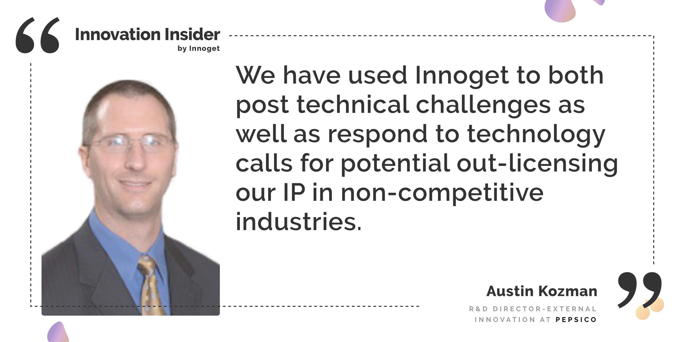 Innovation Insider: Talking with Austin Kozman, R&D Director - External Innovation at PepsiCo