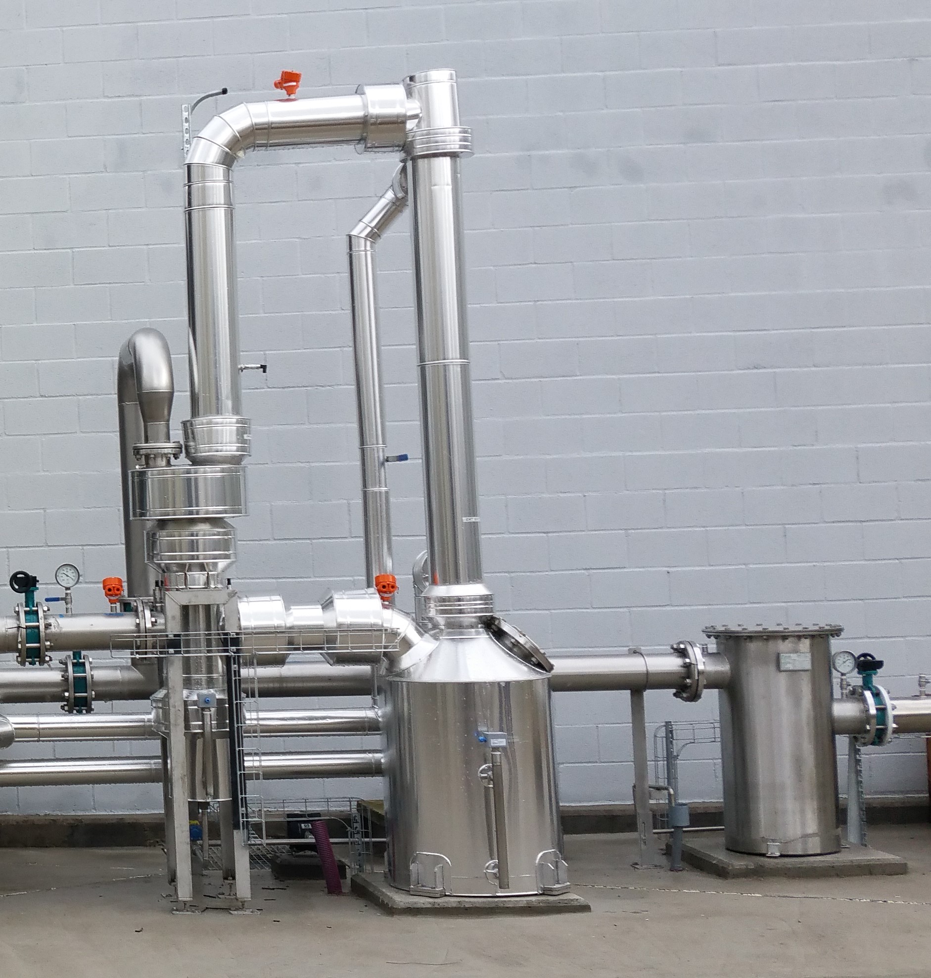 Biogas dryer. For biogas water vapor removing